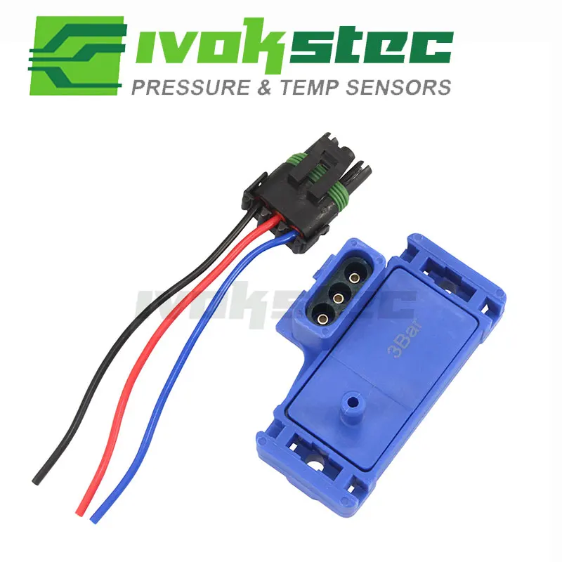 Newest Type 12223861 213-1562 16040749 23528418 3Bar (3 bar) Turbo Boost Map Sensor Detroit Diesel
