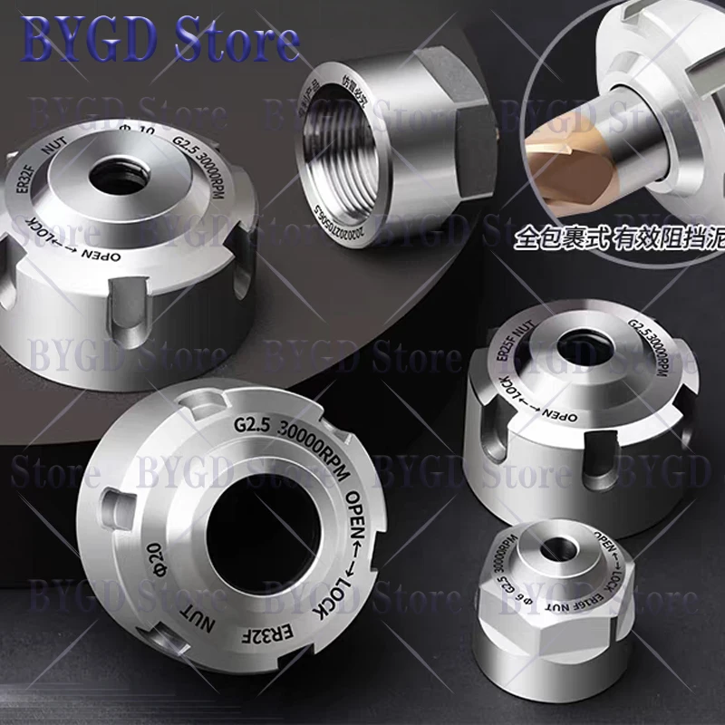 ER ER16 ER20 ER25 ER32 staubdichte Spannzange ER16A ER20A ER25UM ER32UM staubdichte Spannzange BT30 BT40 BT50 ER Werkzeughalter-Spannzange – Detail 5