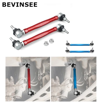 BEVINSEE Kit de enlace de extremo de barra estabilizadora delantera ajustable para BMW E46 323i 325i 325Ci 328i 330i 330Ci Z4 reemplazar 31356780847 31351095694