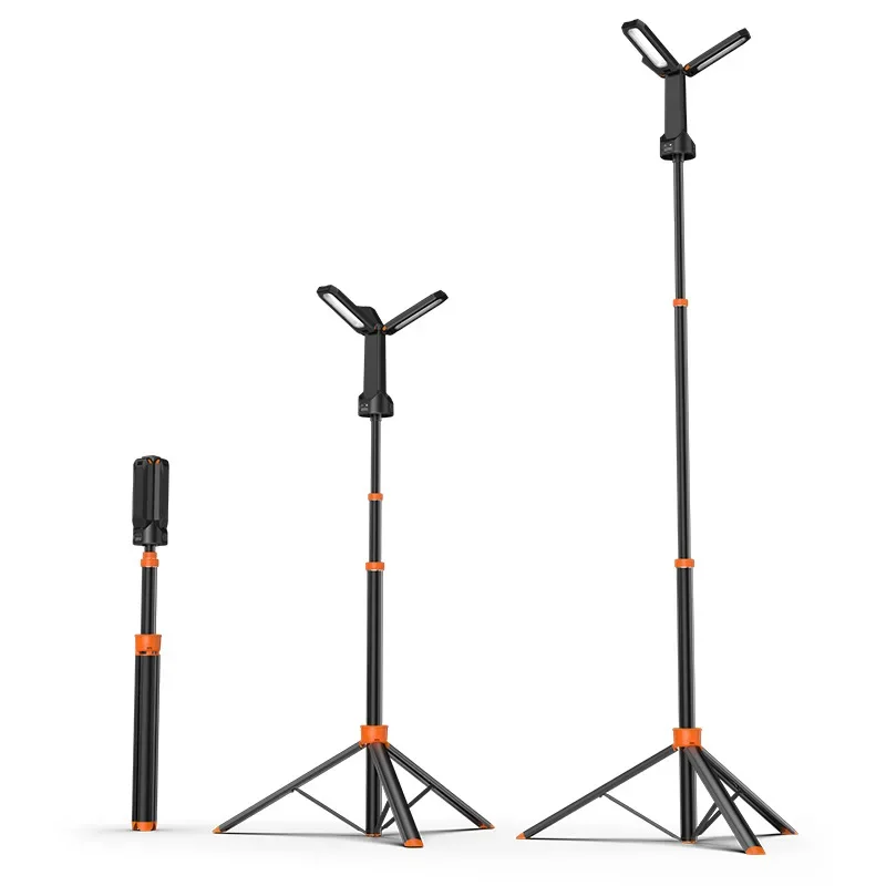 

Многофункциональный светильник для кемпинга, уличный телескопический светильник, длительный срок службы батареи, портативный рыболовный киоск, водонепроницаемое освещение