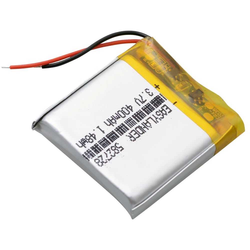 582728 3.7V 400mAh akumulator litowo-polimerowy Li-ion bateria lipo dla Q50 G700S K92 G36 Y3 inteligentne zegarki dla dzieci mp3 582828