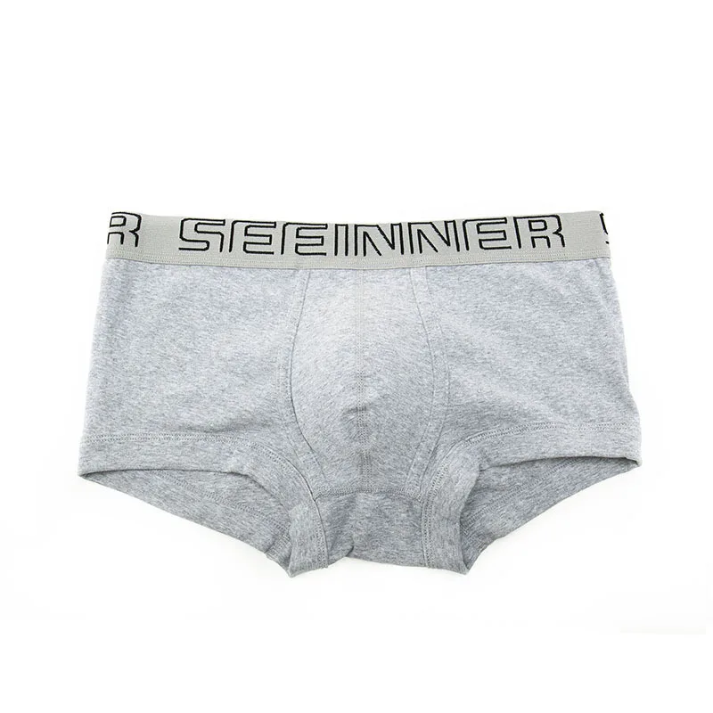 Caleçons Boxers Homme SEEINNER avec Poche de Soutien en U Agrandie, en Coton, Taille Mi-Haute Élastique, pour Usage Quotidien et Détente