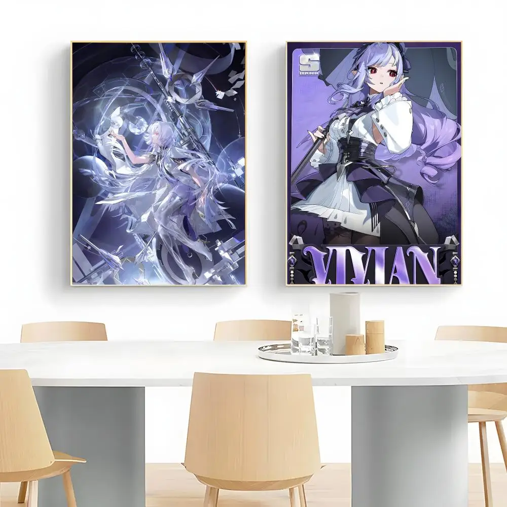 character fictional V-Vivian Poster Wall Art Print Decorative Mural Home Decor Gift Unframed