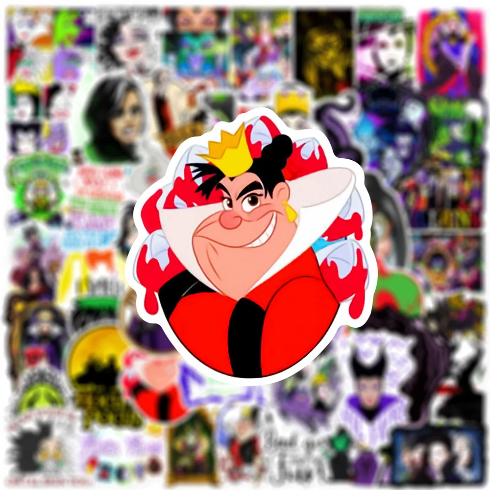 10/30/50 قطعة ديزني ماجيك الشرير الساحرة Maleficent الملكة الكرتون ملصقات DIY بها بنفسك حقيبة الأمتعة الدراجة كول الكتابة على الجدران طفل ملصق لعبة