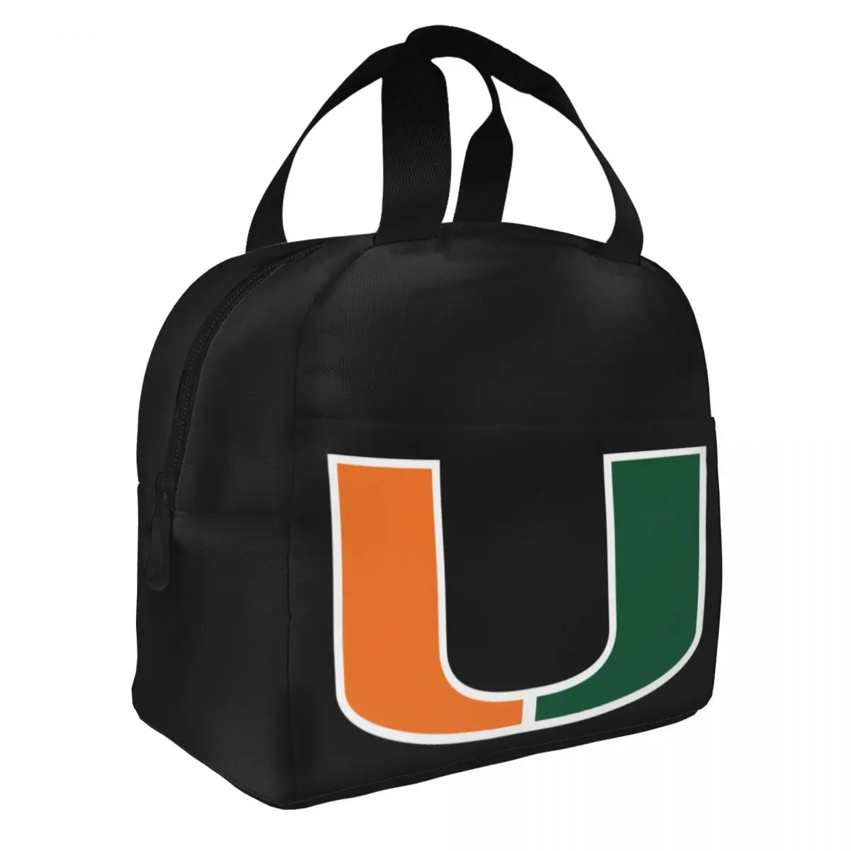 

Be Miami Hurricanes Sports Portable Insulation Bag Lunch Box Rice Picnic Storage Bag Waterproof Storage