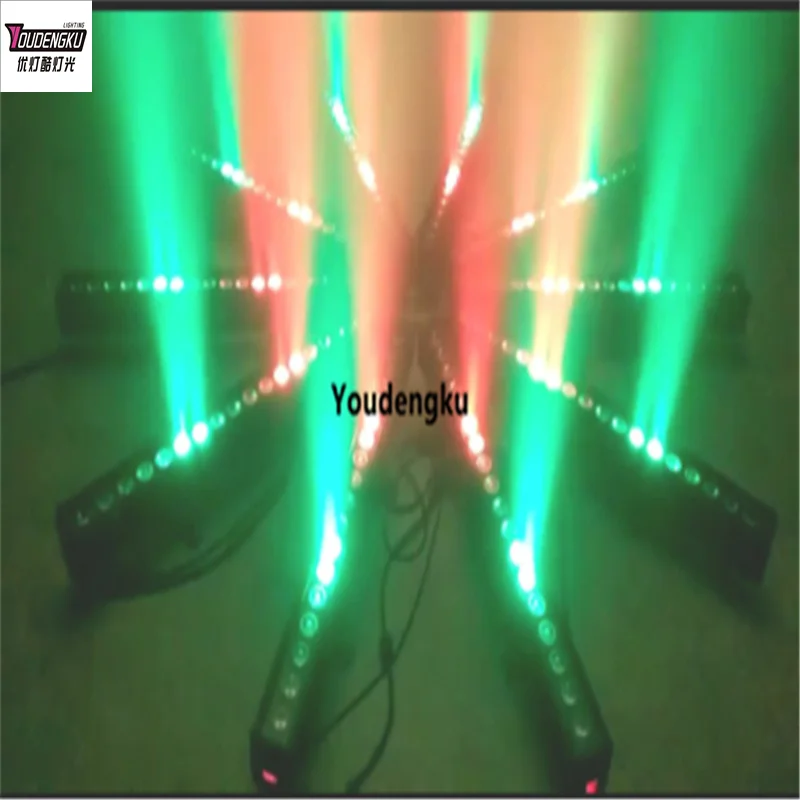 

6 pieces led indoor wall wash light 18x18w 6 in 1 rgbwa uv pixel DMX wall washer indoor led facade lighting