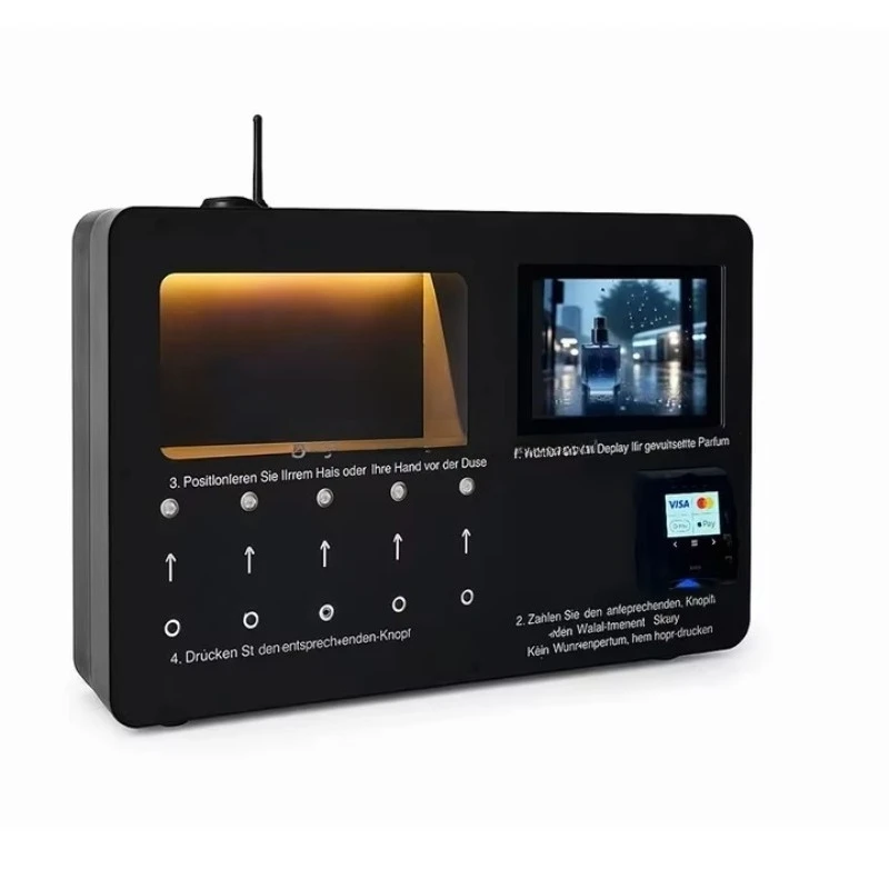 Wholesale Custom Fragrance Vending Machine Wall Mount Desktop Type Self Service Perfume Spray Vending Equipment