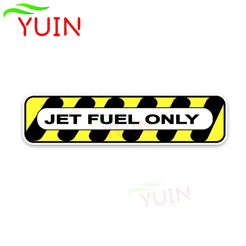 Fashion JET FUEL Only Safety DIESEL Car Sticker Motorcycle Auto Accessories PVC Bumper Window Decoration Waterproof Decal 17*4cm