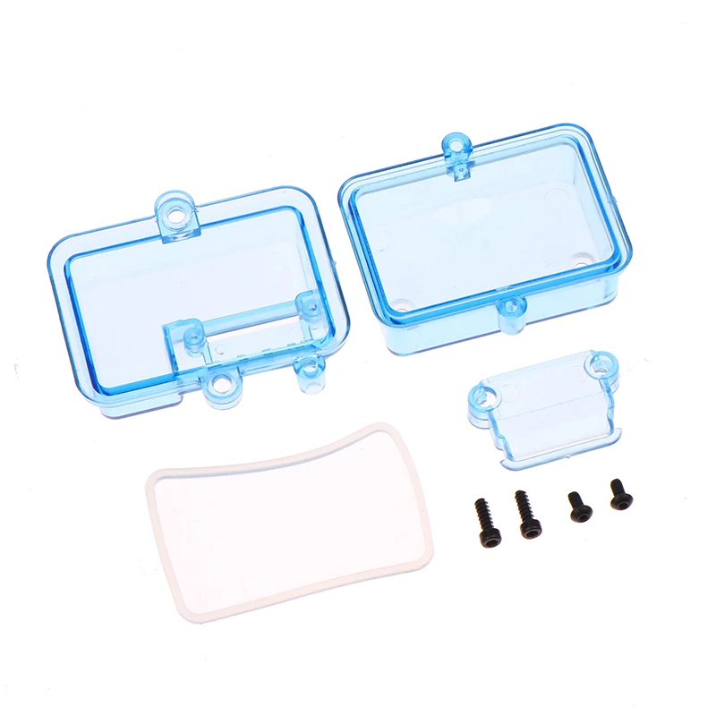 Hot 1Pcs Blue Plastic Waterproof Receiver Receiving Box For RC Car Remote Control Accesory