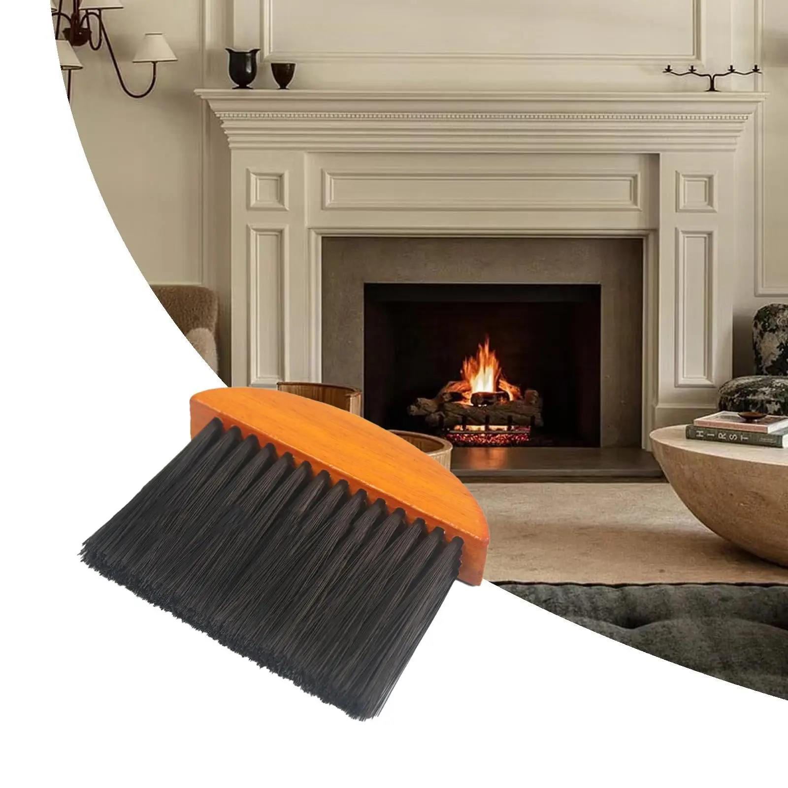 Fireplace Brush Fireside Brush for Barbecues Firewood Fireplace Furniture