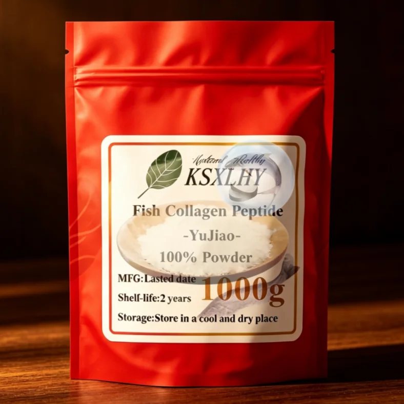 

Global Customized Raw Material for 100% Fish Collagen Peptide Powder Refillable bags Packaging