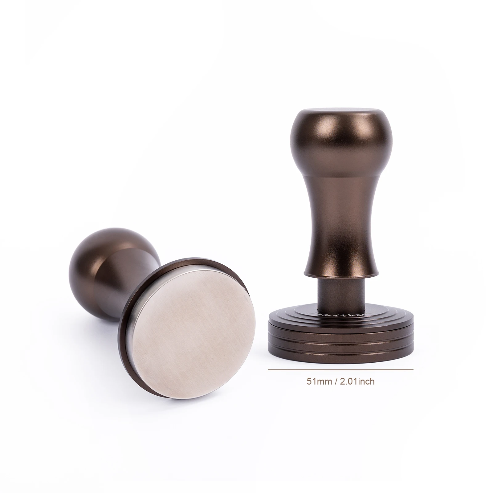 مطحنة القهوة من الفولاذ المقاوم للصدأ أداة احترافية لـ Baristas 53.3 مم 45.5 مم 58 مم 58.5 مم المقاسات المتاحة