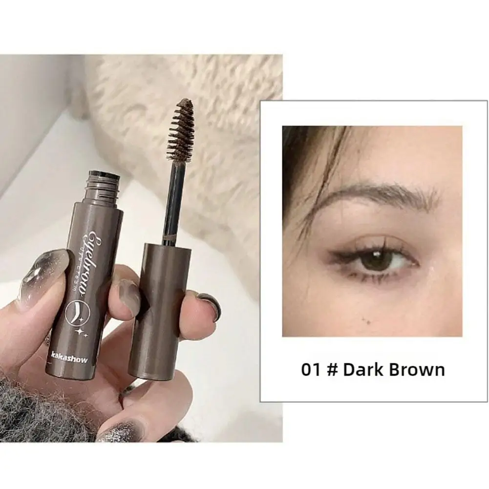 Eyebrow Dye Waterproof Natural Liquid Dyeing Eyebrow Color Enhance Long Eyebrows Brown Cream Lasting Black Mascara Non-smud L7n0