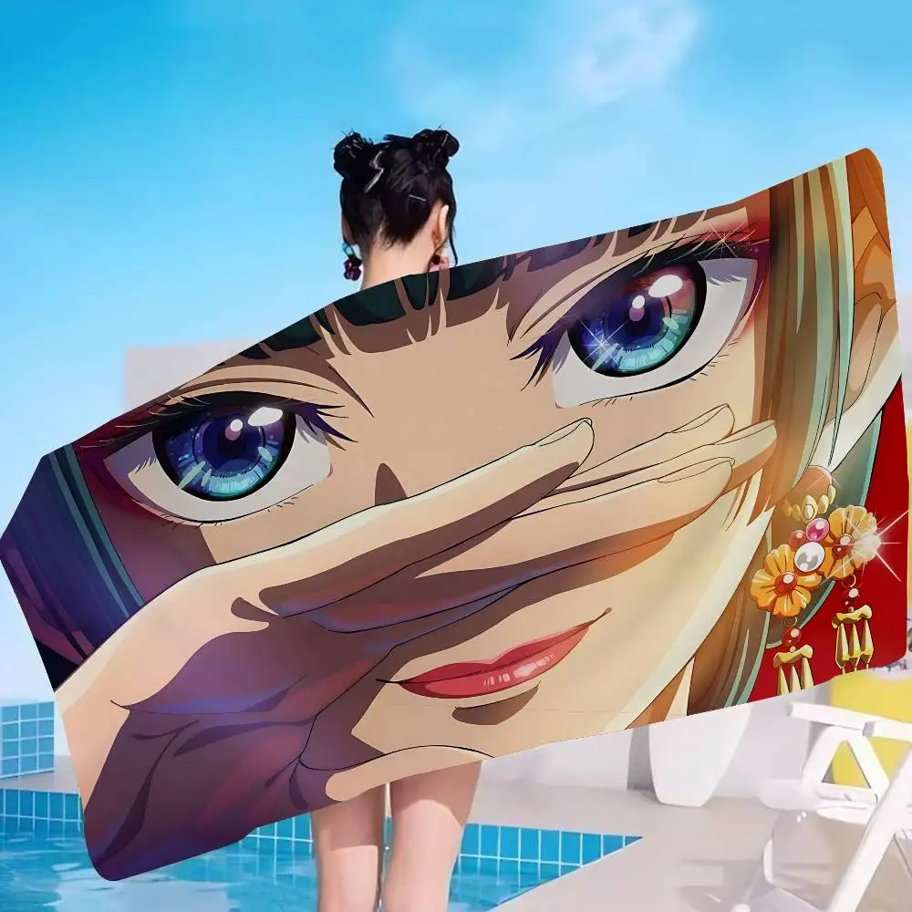 Popular Anime The Apothecary Diaries Microfiber Printed Beach Mountain Climbing Yoga Beach Swimming Running Absorbent Soft Towel