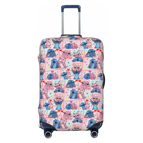 Custom Stitch Heart Collage Luggage Cover Funny Suitcase Protector Covers Suit For 18-32 inch