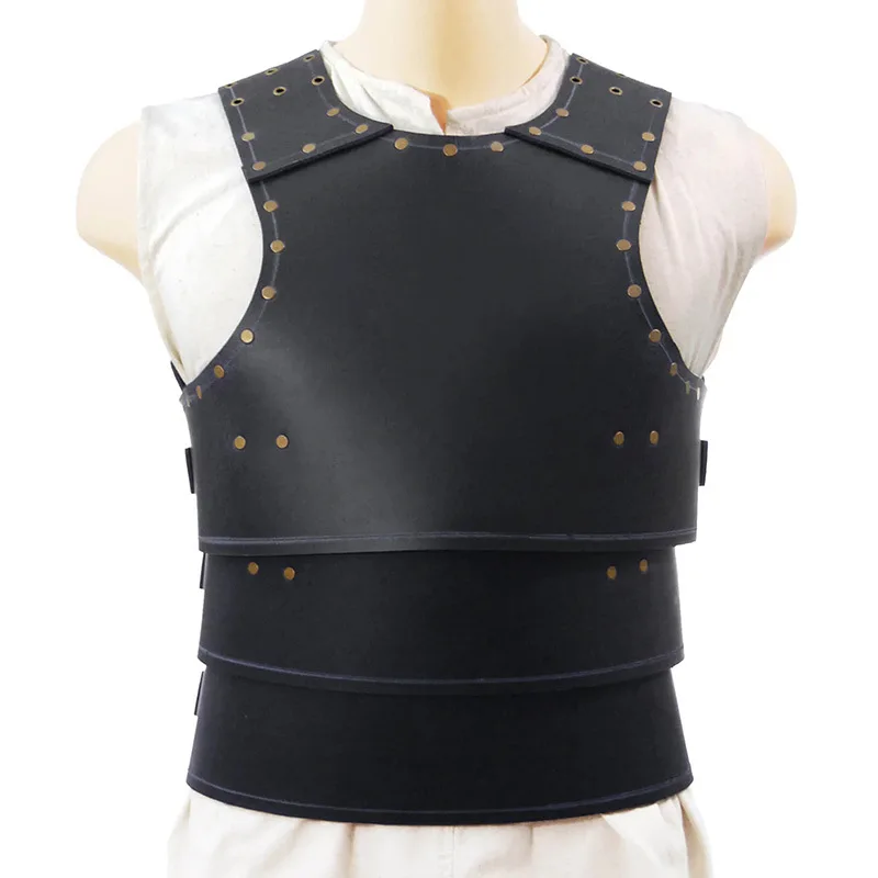 Colete Ajustável Estilo Gladiador Medieval Samurai Armadura Steampunk Fantasia de Halloween Cosplay