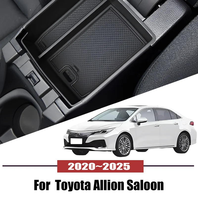 

For Toyota Allion Saloon 2020~2025 Car Central Armrest Storage Box Holder Console Organizer Box Auto interior Accessories Tools