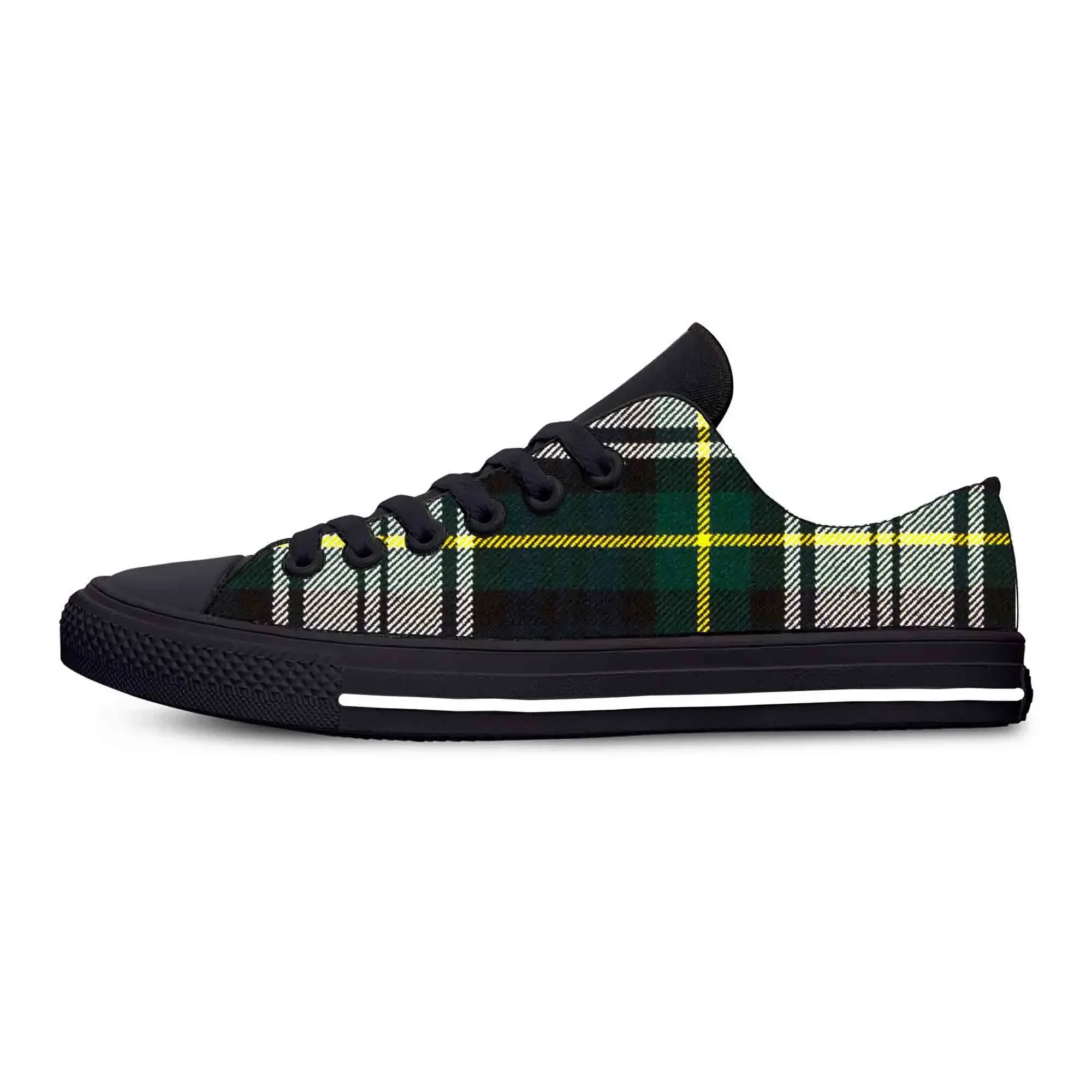 Hot Cool Gordon Tartan Plaid Scottish Stewart Aesthetic Casual Cloth Shoes Men Women Latest Sneakers Low Top Classic Board Shoes