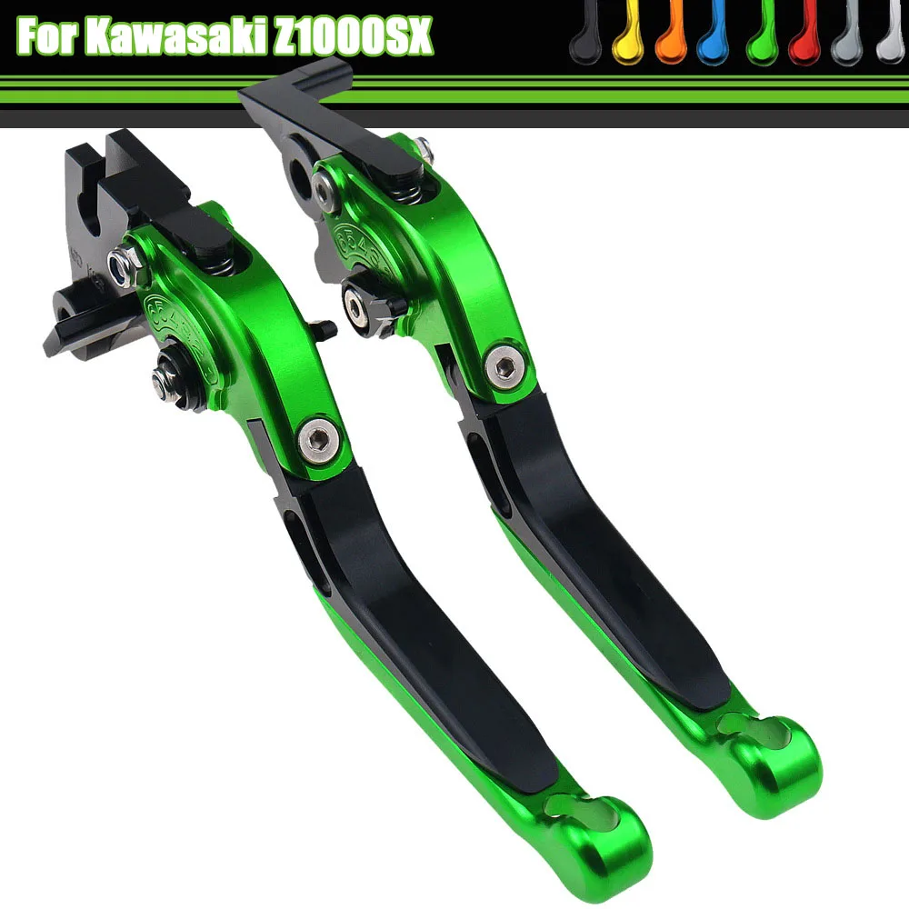 

Motorcycle Brake Clutch Levers For Kawasaki Z1000SX NINJA 1000 Tourer 2011-2019 Nice CNC Adjustable Motorcycle Clutch Levers