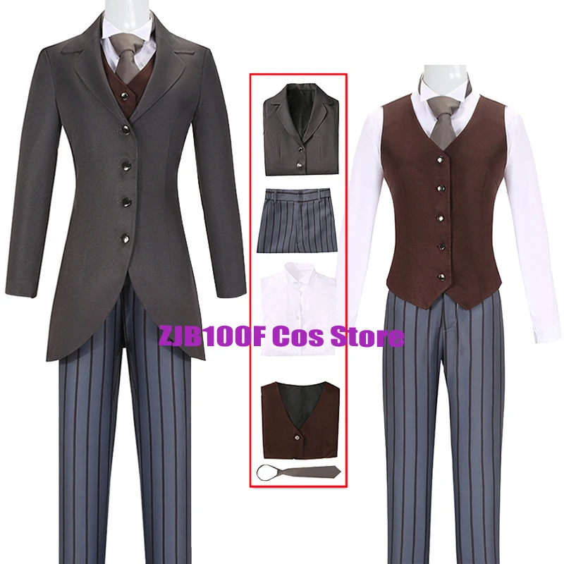 Film Corpse Bride Cospaly Victor Van Dort Cosplay Costume Uniform Suit Men Jacket Vest Pants Halloween Party Role Play Outfit