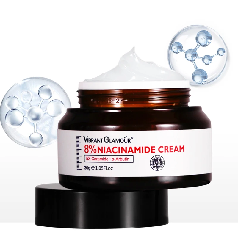 

VIBRANT GLAMOUR 8% Niacinamide Face Cream 5X Repair Face Moisturiser Day Cream Night Cream 30g