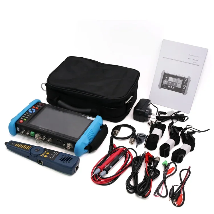 

Hot multi-function H.265 7 inch IPS touch monitor Full 4K hd ipc camera cctv tester IPC9800 plus