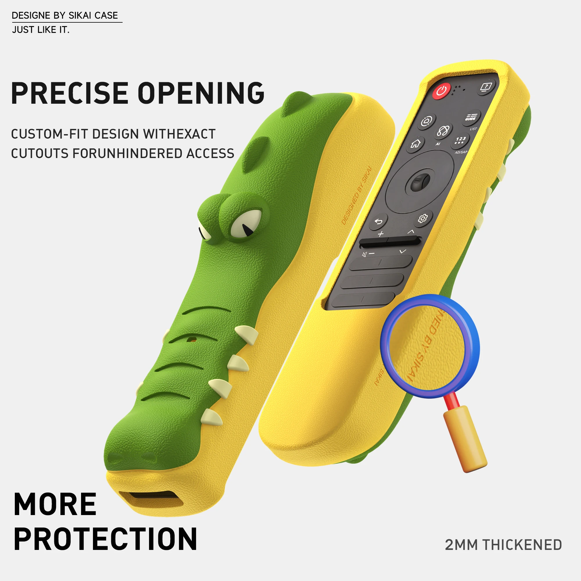 SIKAI Silicone Case for LG MR25GA /MR21GARemote Compatible with 2025 LG OLED Smart TV AI-C5/B5/G5/M5 Series Remote