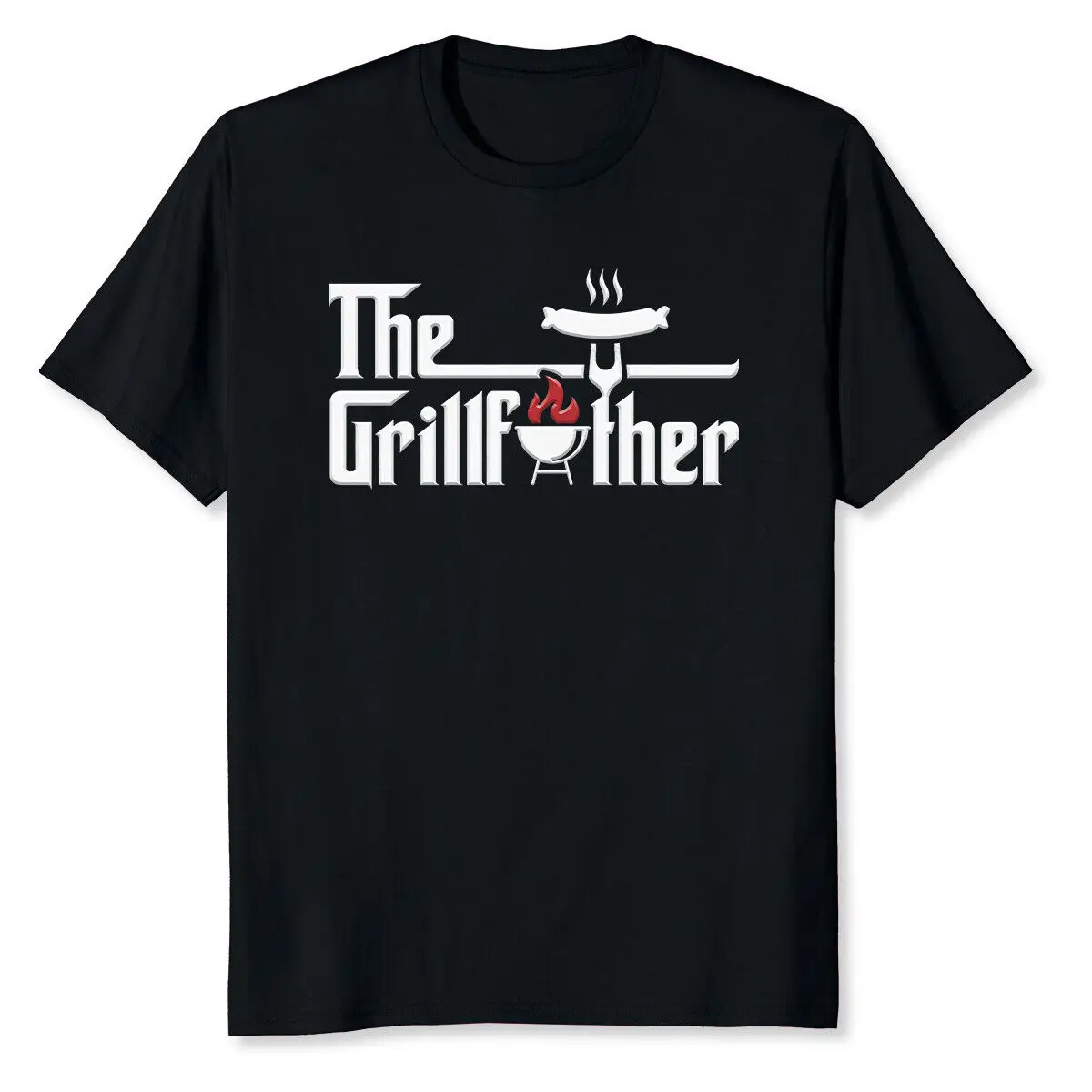 NEW LIMITED The Grillfather Pitmaster Grilling Barbecue BBQ Lover T-Shirt