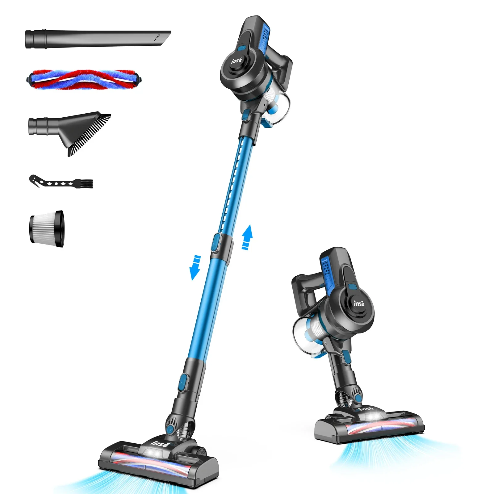 N650 Cordless Vacuum Cleaner 4-Stage Advanced Filtration System Captures 99.99% of fine particles