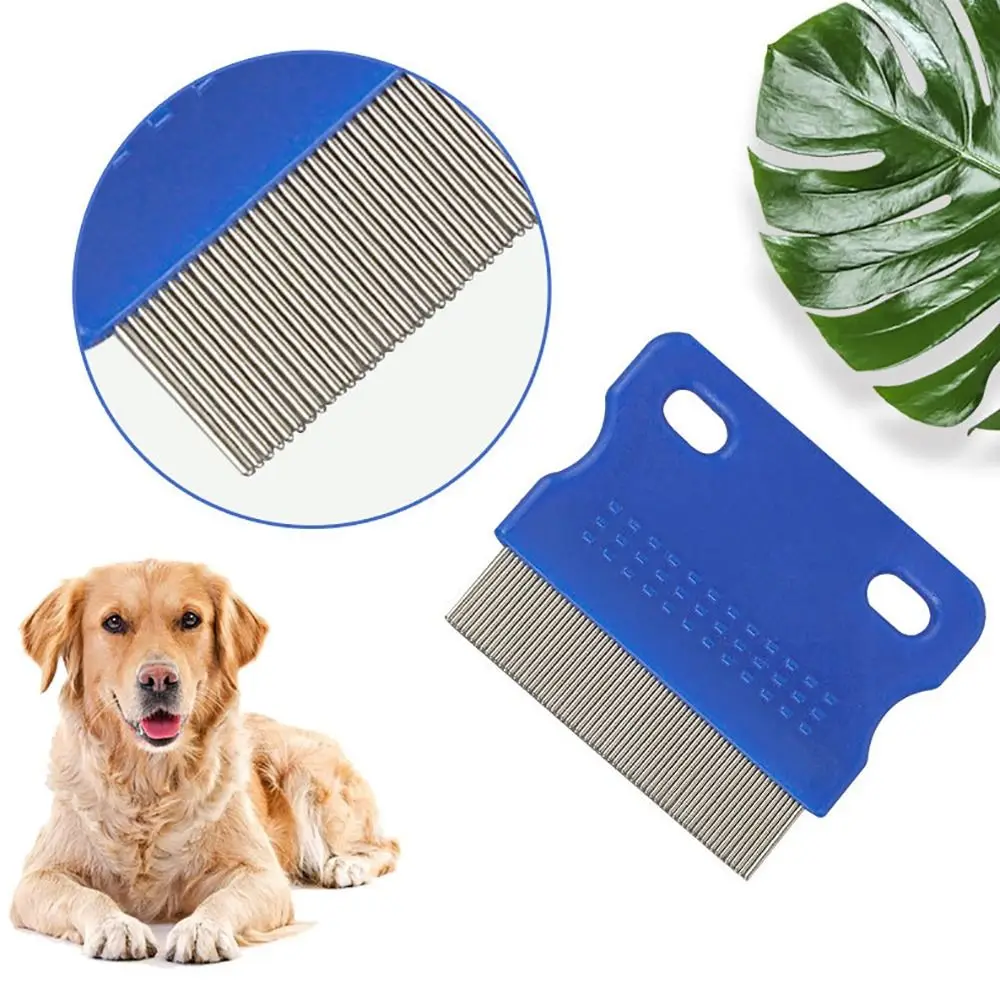 Nit Lice Removal Comb Pet Hair Shedding Comb Ultra Fine Metal Teeth Clean Head Hair Pet Fur Flea Muiltipurpose Pet Accessories