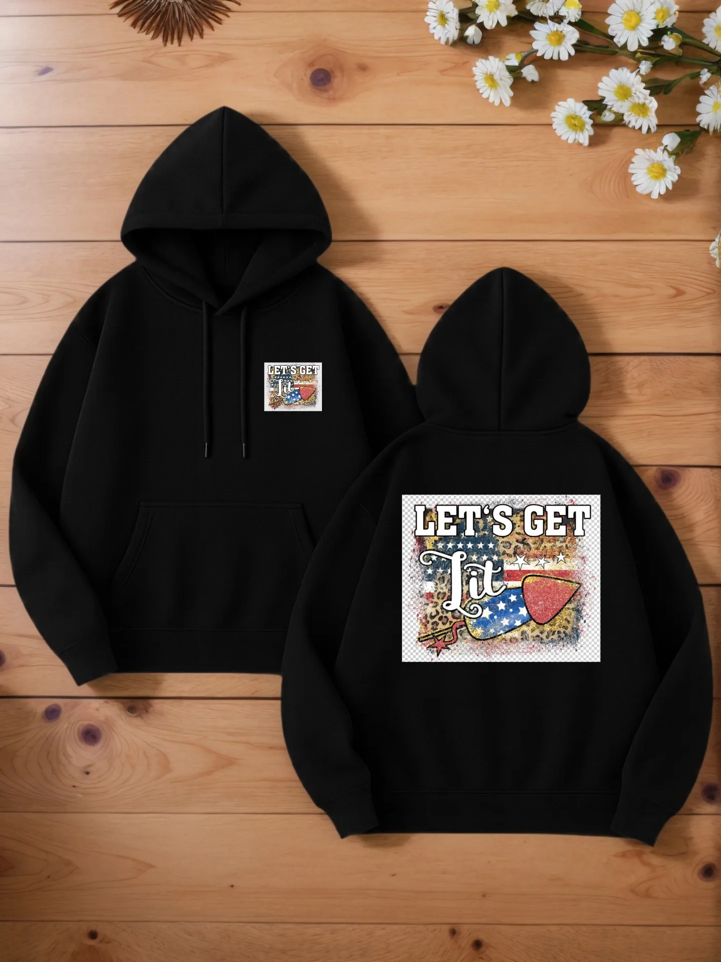 هوديي جرافيك للرجال، طباعة جرافيك عتيقة، نمط كاجوال، مزيج من القطن، للشباب، للارتداء اليومي