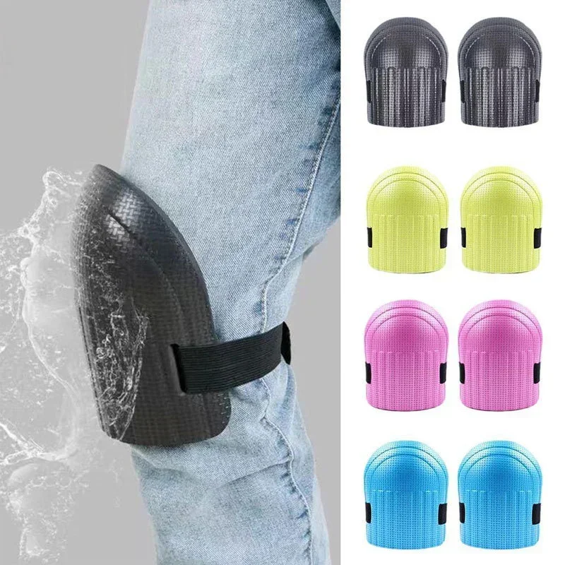 1pair Knee Protection Pad Tile Mud Workers Knee Paste Floor Brick Artifacts Moisture Thickening Brick Garden Manual Work Tools