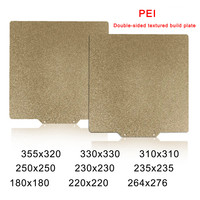 PEI Double Side Textured Build Plate 180/235/250/257/310/330mm PEI Plate For Bambulab/Ender-3 K1/Kobra S1/QIDI Plus 4 X-Max 3
