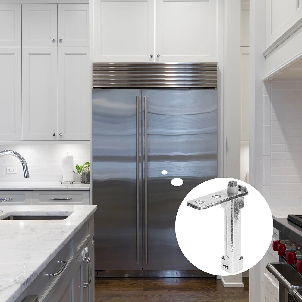 

2Pcs Automatic Door Closer Zinc Alloy Hinges Refrigerator Freezer Doors Energy Saving Positioning Compatible fridge door parts