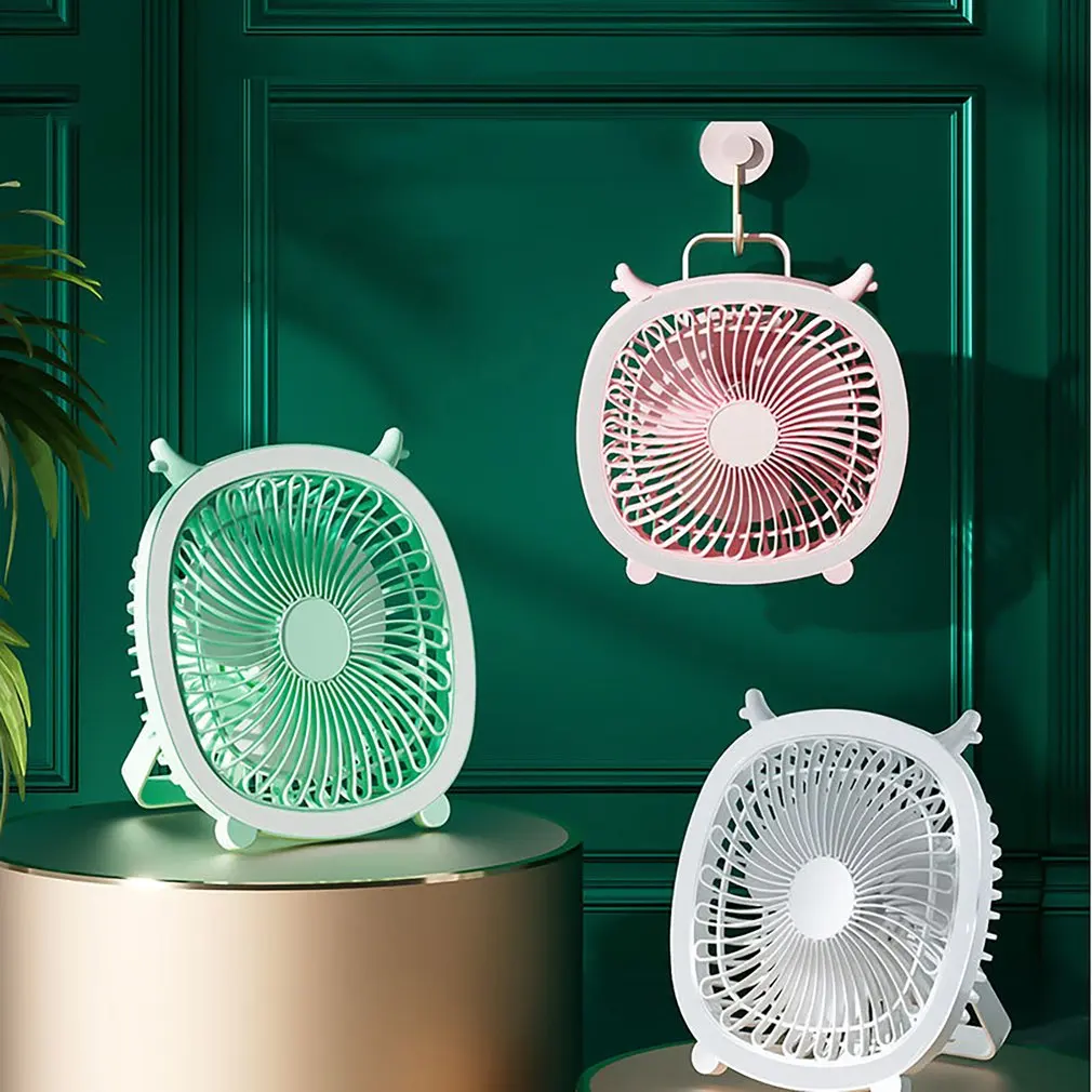 USB Wall-mounted Fan Portable Mini Fan Small Fan For Home And Office Desktop Portable Fan For Classroom And Living-room