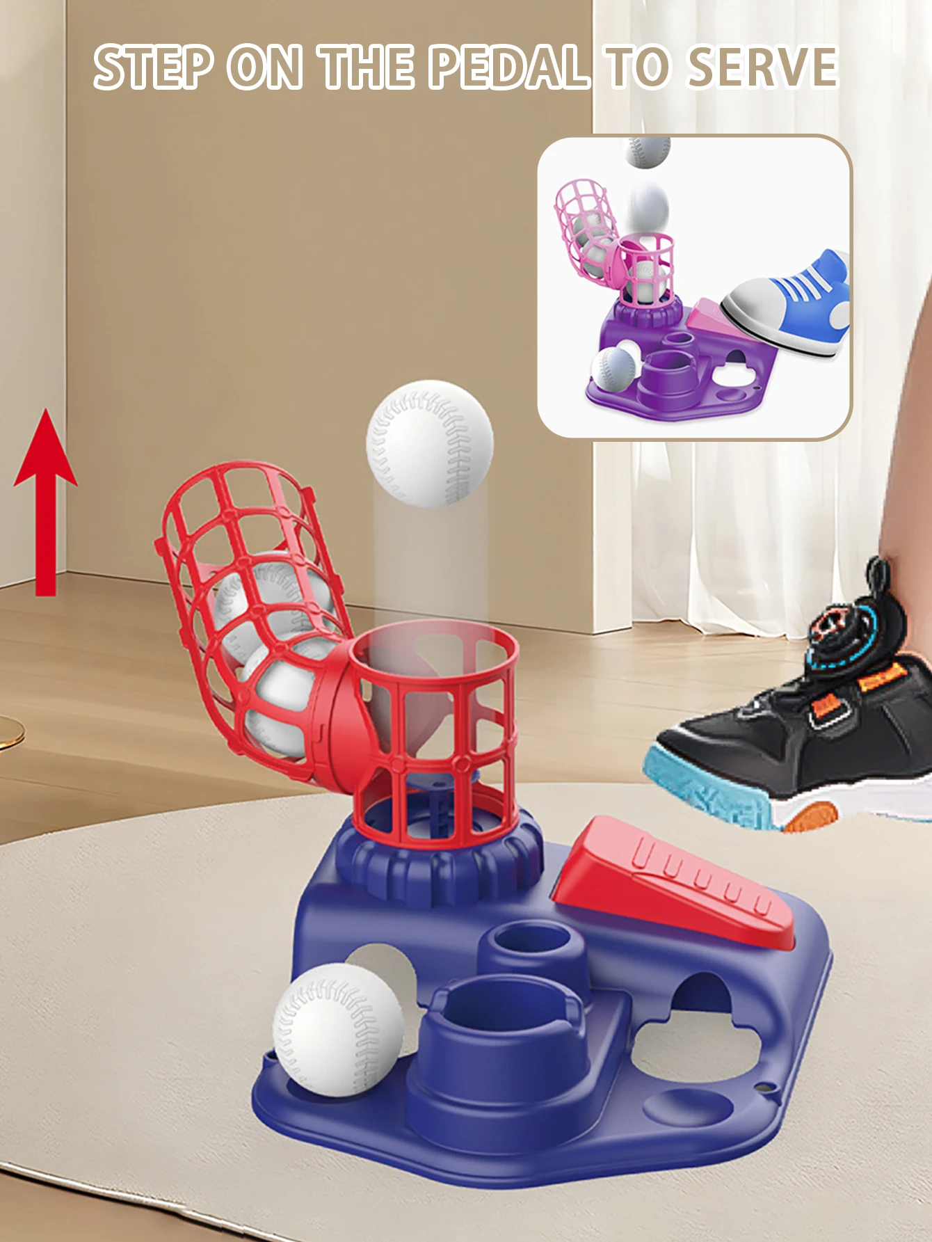 مجموعة ألعاب البيسبول للأطفال، ألعاب ممتعة للرياضات الخارجية، مريحة وممتعة، تسمح للأطفال على متعة ضرب الكرة