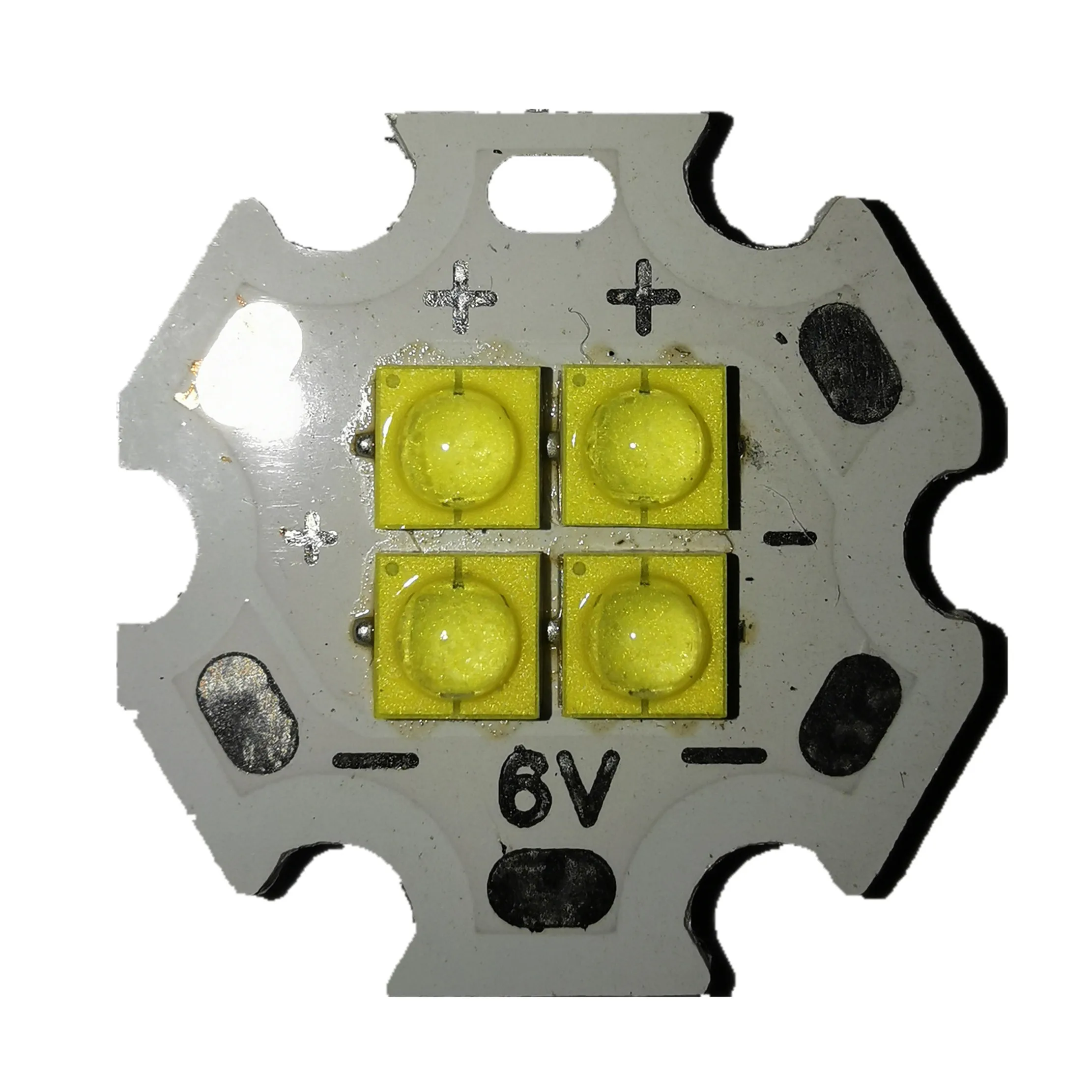 2PCS 7070 20W 3.6V  6.8V 12V Led XLamp XHP70.2 LED Emitter Cool White7500K LED Chip Light with 20mm Aluminum PCB