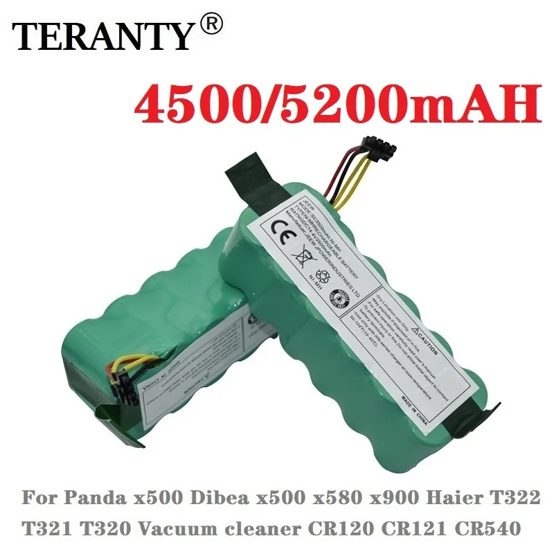 For Panda X500 for Kitfort KT504/Haier T322 T321 T320 T325 for Dibea X580 X900 for Ecovacs Mirror CR120 Vacuum Cleaner Battery