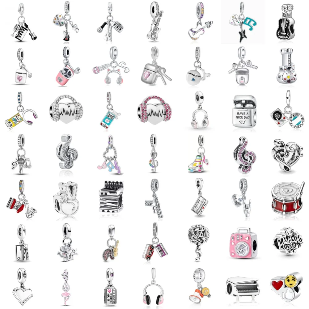 New Hot sales 925 Silver ladybug Lucky Charms Bead Pendant Fit Original Bracelet Women DIY Fashion Jewelry make Accessories Gift