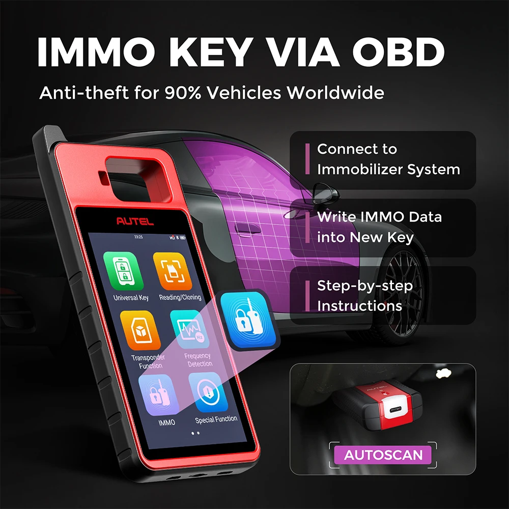 Autel KM100 Key Programmer V200 Universal Key Generator Lifetime Free Update of IM508 IM608 IMMO