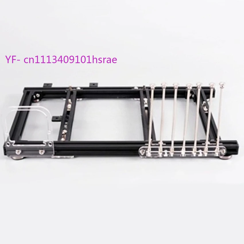 1PC Aluminum Alloy ATX Open Frame Test Bench Computer Case, Water Cooling Overclocking Open Air Chassis HTPC GPU Support