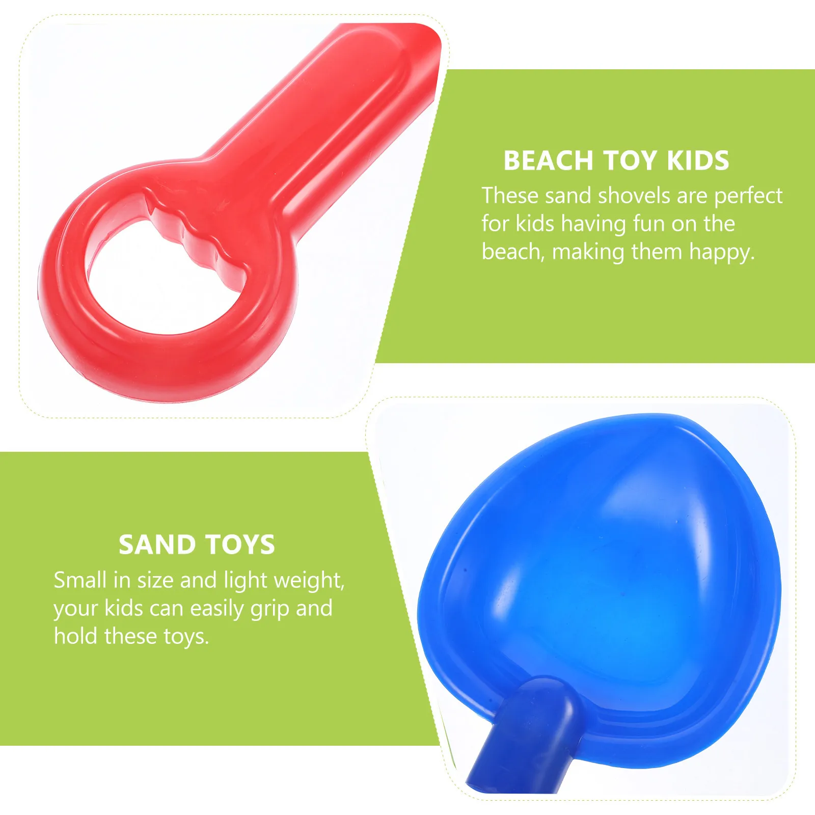 5 Pcs Sand Digging Toys for Toddlers Beach Accessory Kids Spade Child's Plastic Digger Children's Gardening Tools