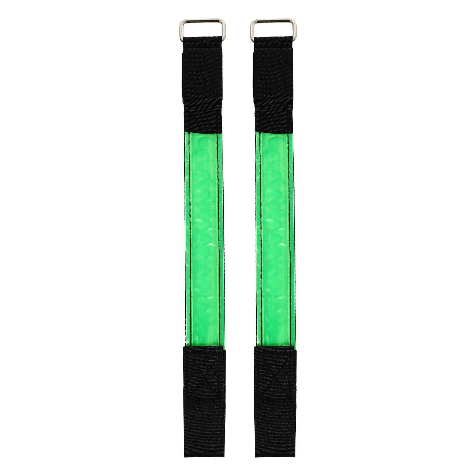 

Reflective Slap Bands Night Running Bracelet Belt LED Light Armband Green Nylon
