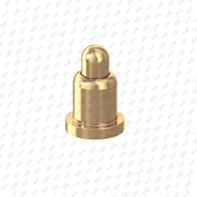 Conector dedal de mola POGOPIN, pino de carregamento de alta corrente banhado a ouro SMD, pinos de cobre masculinos e femininos, atacado