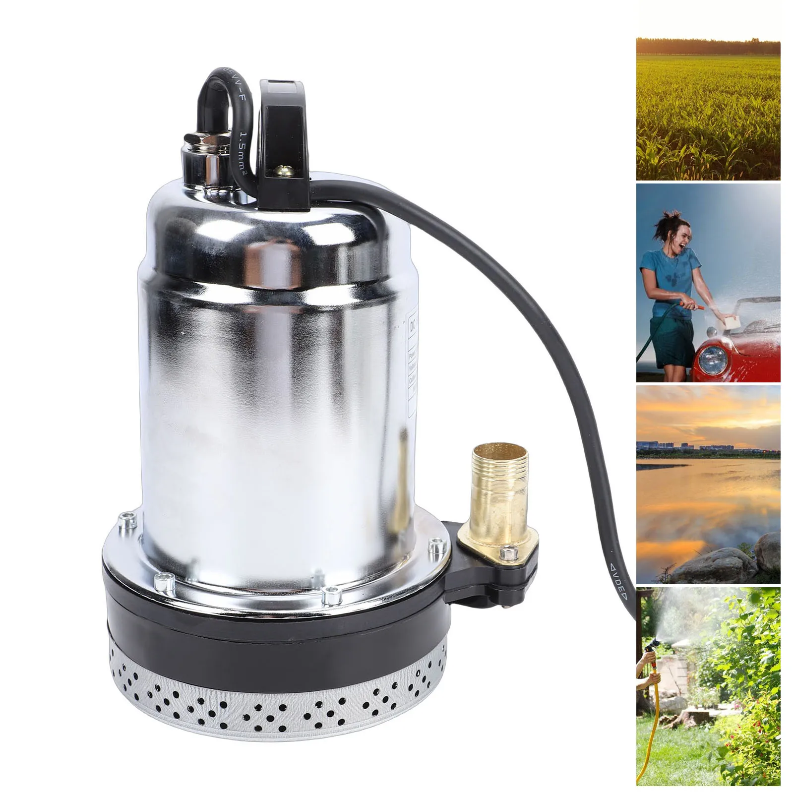 

Well Submersible Pump Submersible Pump 180W 26FT High Lift 1 Inch Outlet Well Pump for Agricultural Garden Home