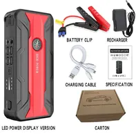 Portable mini 12V Power bank Car Jump Starter 8000mAh Car Emergency Kit Jump Starter Tool with LCD display