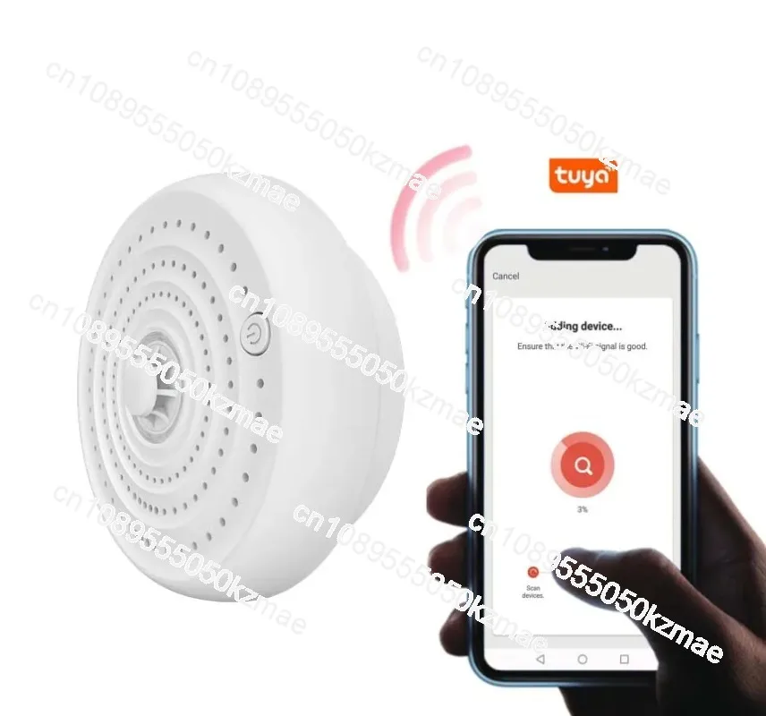 Suitablefor nPM2.5 detection alarm Tuya WiFi version sensor smoke detector AJ-660 wall mounted or ceiling mounted smoke detector view 2