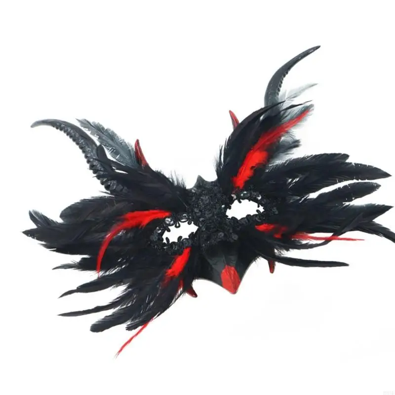 Masque mascarade B95F pour femmes, masque Mardi Gras, masque carnaval vénitien, masque fête d'halloween, fournitures