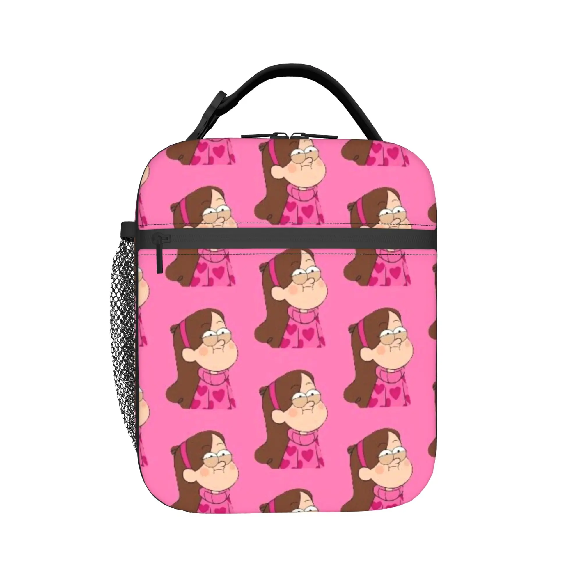 Gravitys Falls Insulated Lunch Bags for Men Women  Storage Food Box Reusable Thermal Cooler Lunch Boxes For School Office