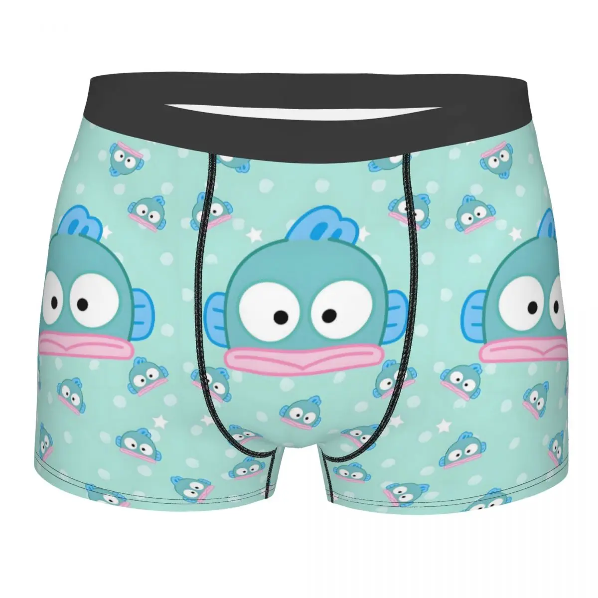 

Custom Kawaii Hangyodon Boxers Shorts Mens Classical Printing Animal Briefs Underwear Funny Underpants